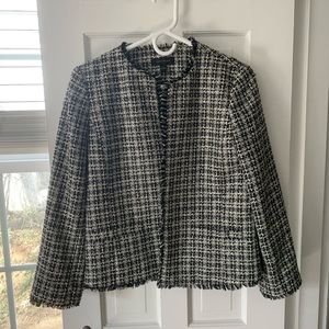 Ann Taylor tweed blazer